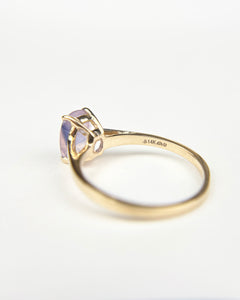 Blue Purple Sapphire Ring