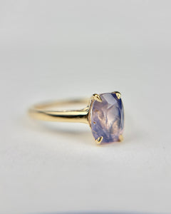 Blue Purple Sapphire Ring