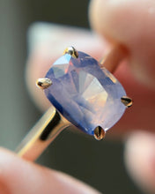 Load image into Gallery viewer, Blue Purple Sapphire Ring
