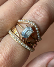 Load image into Gallery viewer, Hexagon Montana Sapphire Ring
