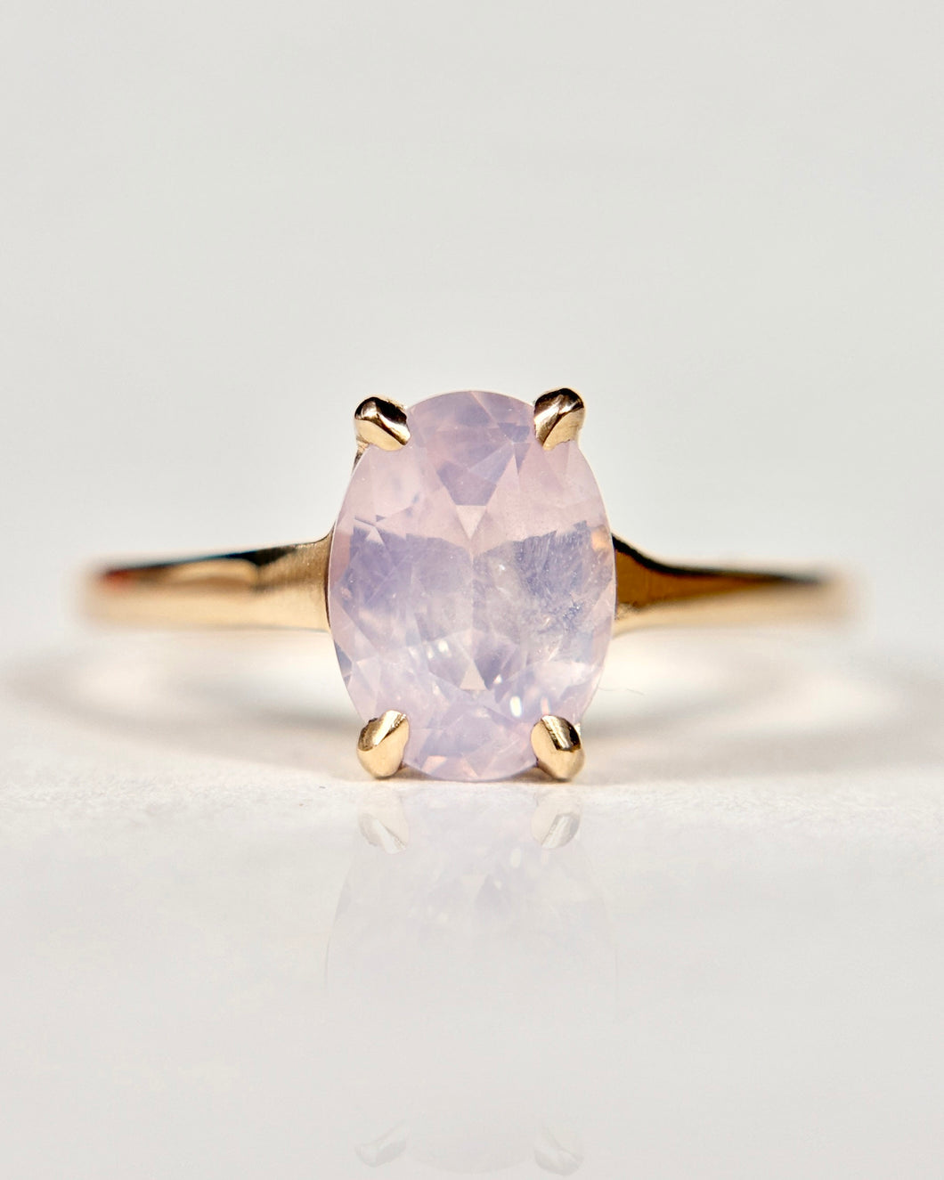 Lavender Sapphire Ring