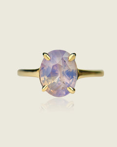 Opalescent Purple Sapphire Ring