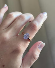 Load and play video in Gallery viewer, Opalescent Purple Sapphire Ring
